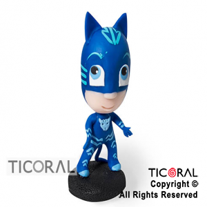 ADORNO HEROES EN PIJAMA CATBOY (AZUL) A. PORCELANA FRIA x 1